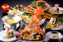 【1/4～1/12限定　松葉蟹極み】地獲れタグ付松葉蟹　松葉蟹づくし会席プラン（かに2.3杯相当　うち松葉蟹2.2杯相当使用）