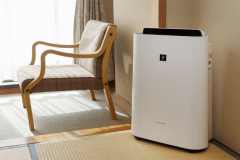 こちらの客室は加湿機能付空気清浄機を完備しております。