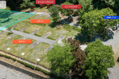 テントサイト_C type(広め80㎡サイト)