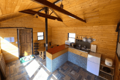 キッチンは調理器具、炊飯器、冷蔵庫つき