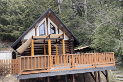 コテージ_A type(大型2F建て＆太い丸太の本格ログハウス)