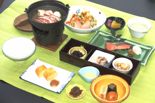 朝の体に優しい和朝食