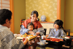 家族水入らずでお部屋食