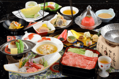 神戸牛しゃぶしゃぶ付12品～季節の和会席一例