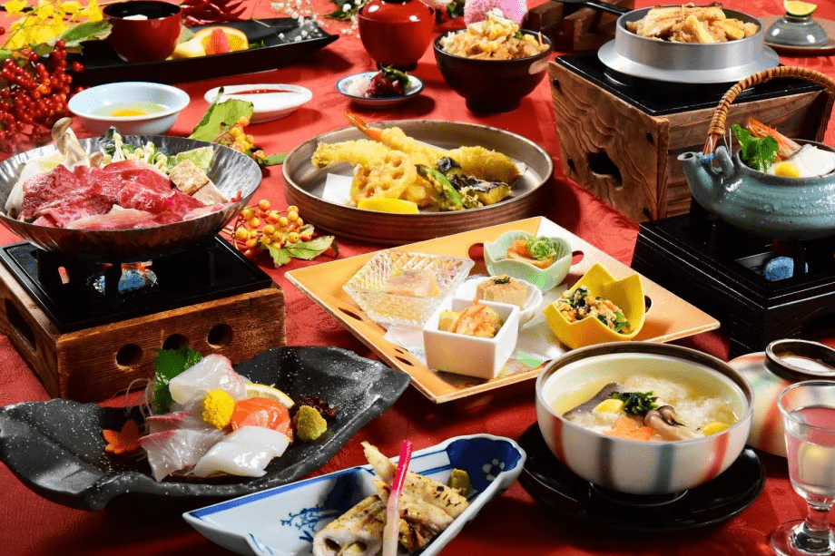 *2025冬【万葉会席プラン】牡蠣が苦手な方におすすめ、鯛に穴子・かになど海の幸と播磨牛を堪能。