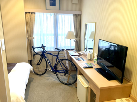 お部屋に愛車の持ち込みO.K.