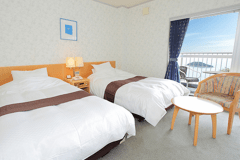 ゆったりめのお部屋で絶景が楽しめます