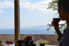 瀬戸内の絶景を眺めながらのお食事はまさに格別