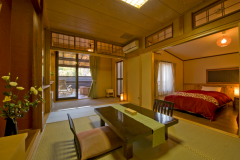 【露天風呂付き和洋室 B-Type】プライベート感を重視したこちらのお部屋は、カップル、ご夫婦にとても人気のお部屋です。 【露天風呂付き和洋室 B-Type】プライベート感を重視したこちらのお部屋は、カップル、ご夫婦にとても人気のお部屋です。