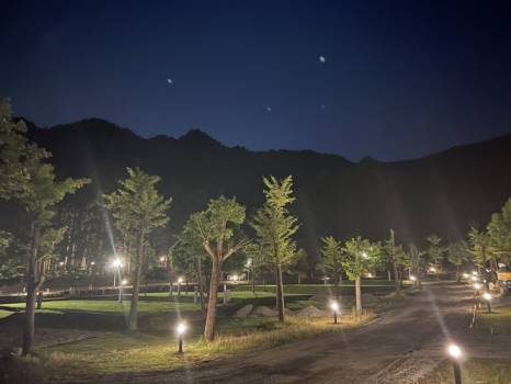 湖畔サイト　夜景
