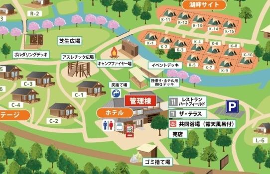 ホテルタイプBBQデッキ