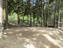 オートキャンプサイトC《S-25》ペットOK クレイタイプ