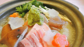 ≪天城わさび×軽めあっさり系≫大好評の天城新名物【わさび鍋＆キンメの煮付けプラン】軽めの食事！爽やかなわさびの風味♪