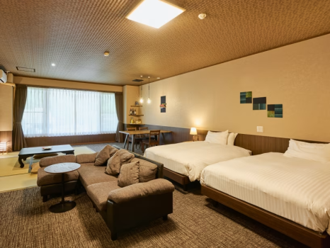 【別館/セミスイート/シャワー付】川沿い畳ありツイン48平米