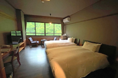 【コンパクトツイン／ビジネス向き】渓流沿い洋室20～23平米　一例