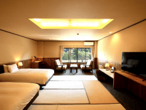 【セミスイート】21年秋改装和室に2ベッド◆シャワー付53平米