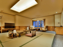 【モダンスイート】和室12.5畳＋ツインベッド◆シャワー付