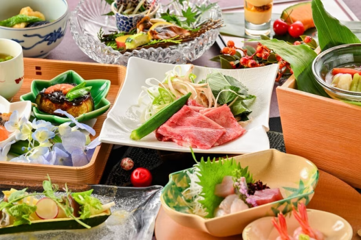 1晚2餐，注重品質而非數量的會席料理飲食計劃