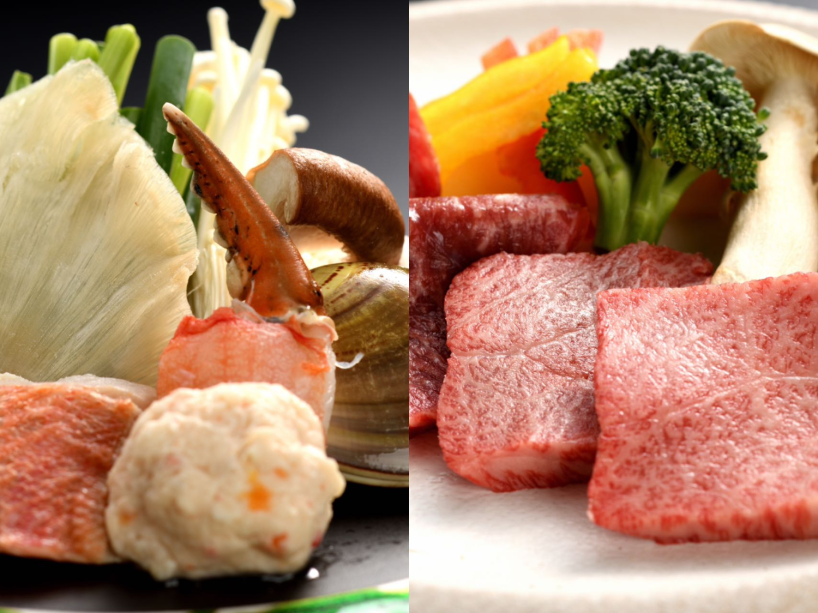 <前沢牛鉄板焼き>新鮮な海の幸も愉しめる、美味しさググッとつめた食旅＆温泉満喫プラン♪