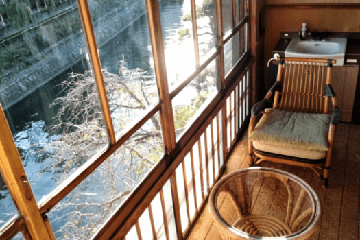 ミックスドミトリー（男女混合）ダブル布団　リバービュー