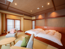 NEW！【禁煙／つむぎの間】源泉掛け流し半露天風呂付客室（デイユース）