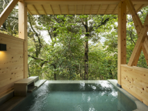 客室露天石風呂