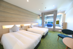 【禁煙】本館5階 海側 眺望風呂付ツイン（バス・トイレ付き）一例