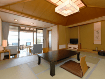 露天風呂付客室一例