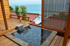 露天風呂付洋室一例