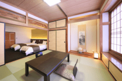 【セミダブルツイン和洋室】和室８畳＋洋室／シモンズセミダブル・ツイン