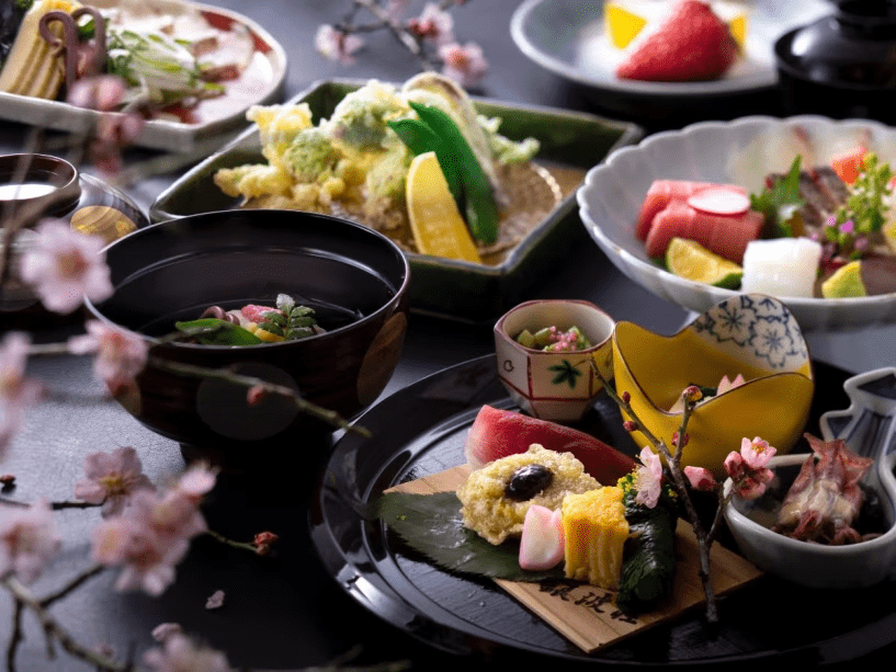 桜鯛と春野菜の『旬彩せいろ蒸し』春和み会席 （※料理写真はイメージです）