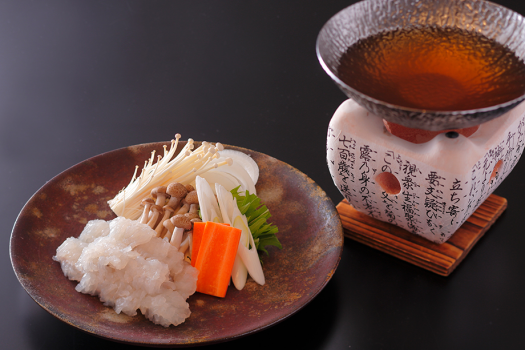 播磨の旬の食材を堪能いただきます。（※料理写真はイメージです）