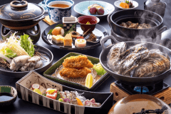 冬の味覚 厳選牡蠣で味わう『牡蠣鍋』や『蒸し牡蠣』を堪能する牡蠣会席