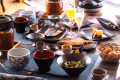 【通年・朝食】海を望むレストランでいただく和朝食は、旬の素材を活かした優しい味わい。