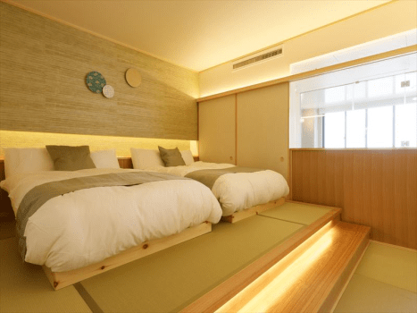 最上階-スイートルーム【律-ritsu】テラス 食事室 温泉ジャグジー付★2023年春完成オープン