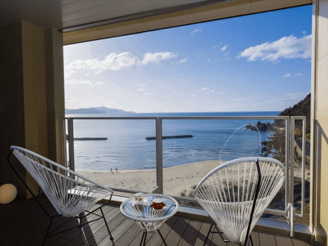 最上階-スイートルーム【律-ritsu】テラス 食事室 温泉ジャグジー付★2023年春完成オープン