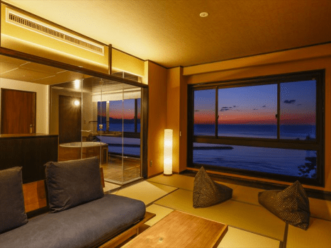 最上階-スイートルーム【廣-hiro】テラス 食事室 温泉ジャグジー付★2023年春完成オープン