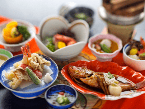 夕日ヶ浦の会席料理 ※イメージとなります