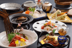 ◆春の夕日会席◆スタンダードプラン・公式HP限定選べるメイン料理♪【夕食個室食】
