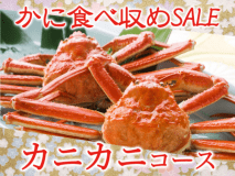 【かに食べ納め◆カニカニコース】蟹好きにはたまらない！たらふく&ldquo;蟹3杯&rdquo;召し上がれ♪