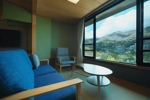Japanese Modern Corner Room with Open Air Bath - Non-Smoking Japanese Modern Corner Room with Open Air Bath - Non-Smoking