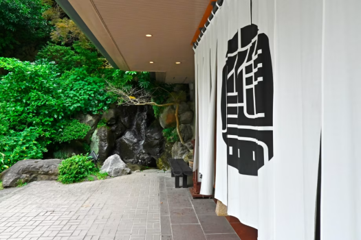 玄関前