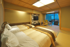 半露天風呂付和洋室◆407号室◆「つわぶき」