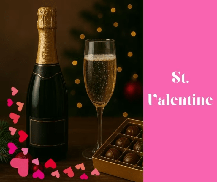 【2月限定】St.valentin　スパークリングワイン＆チョコレートプレゼント　時を忘れて大地を感じるGlamping Resort 水辺に浮かぶパブリックサウナ利用可！2食付き