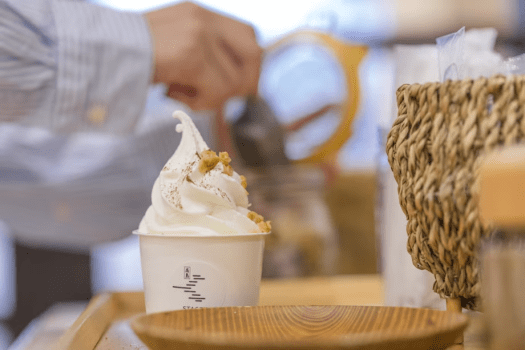 宝牧場ソフトクリーム（無料サービス）