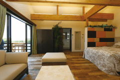 グランピングキャビン室内