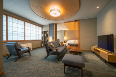 特別室【御仮屋】テラスと半露天風呂付客室　釜淵　40㎡【別館　禁煙】