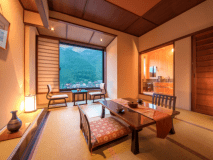 【半露天風呂付10畳】人気NO.1『木曽の山景色』独り占め♪