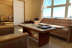 ファミリー向き＜リビング付＞和室2間【2F】【定員3-6名】