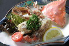 【おすすめ新プラン】焼きガニ・金星豚しゃぶしゃぶ・etc.太良の味覚満喫プラン＜個室食＞